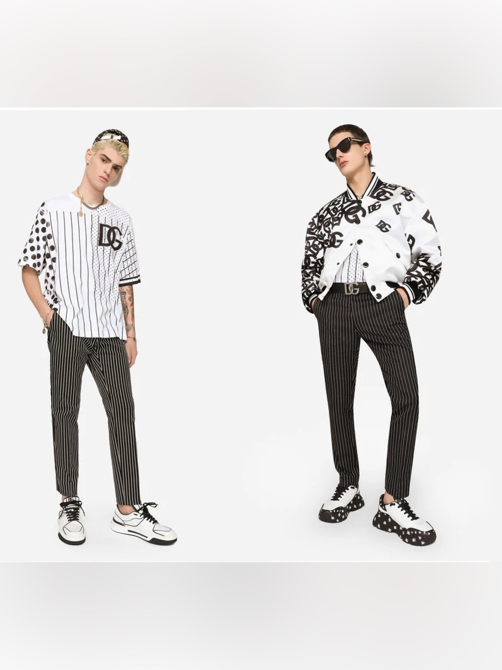 Striped trousers from Dolce&Gabbana Lookbook collection